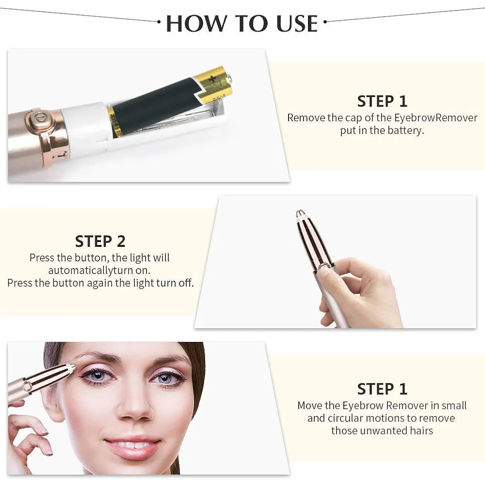 Flawless Eyebrow Trimmer